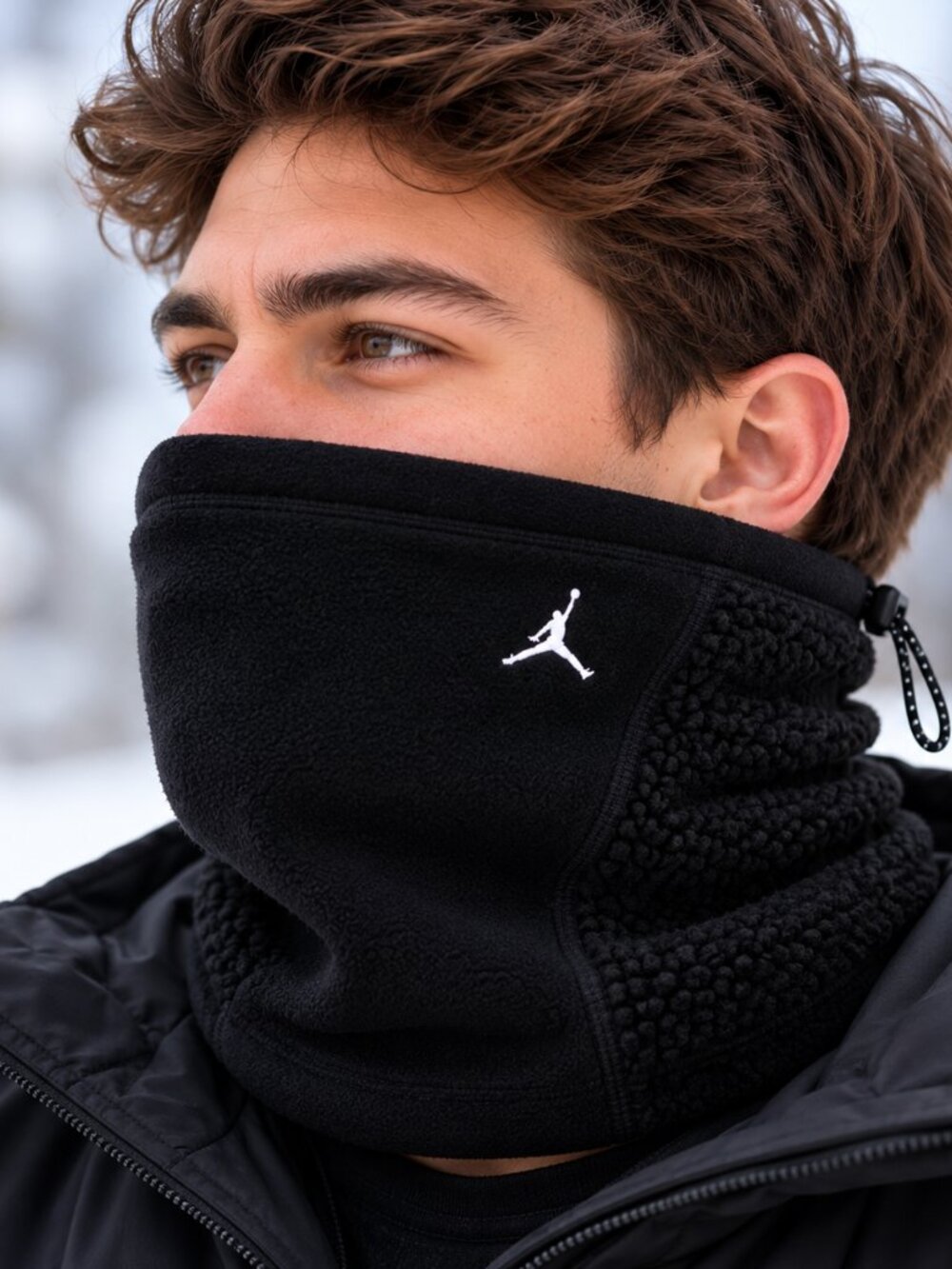 Nike Jordan Polartec Fleece Neck Warmer Black NWT – One Size